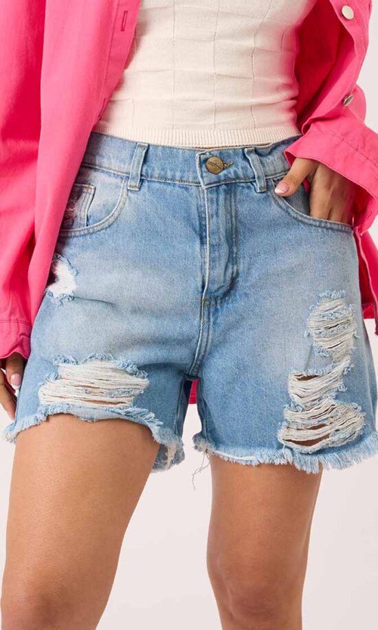 Short con roturas -art123-