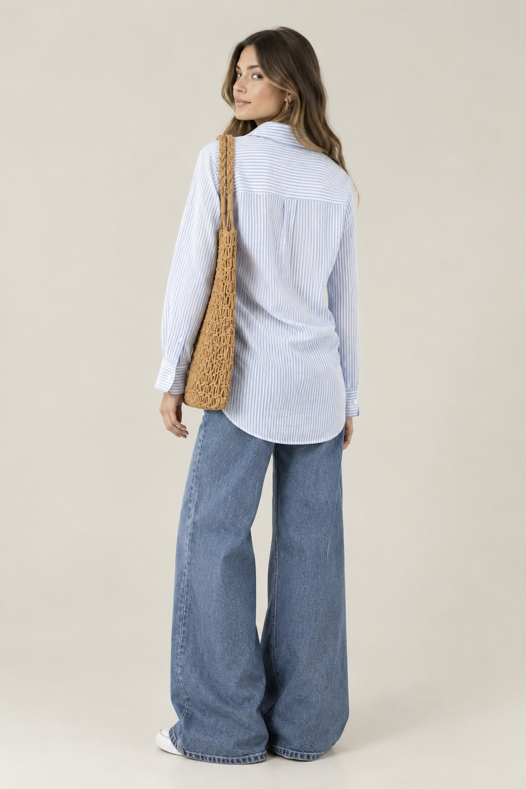 camisa rayada de lino. 4